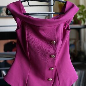 Magenta top
